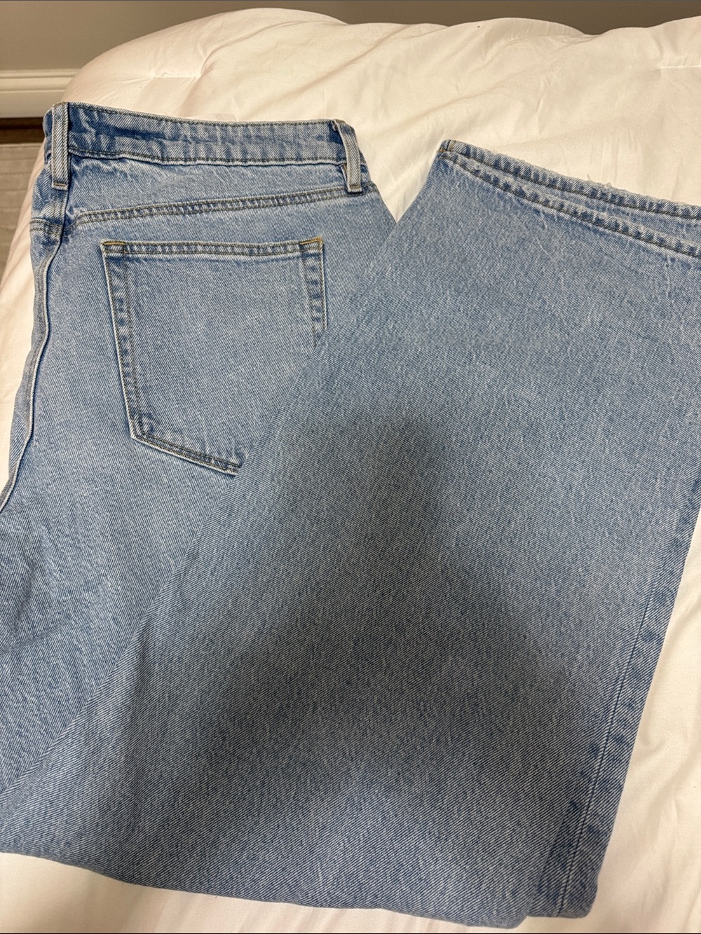 LOFT Light Blue Wide Leg Jeans